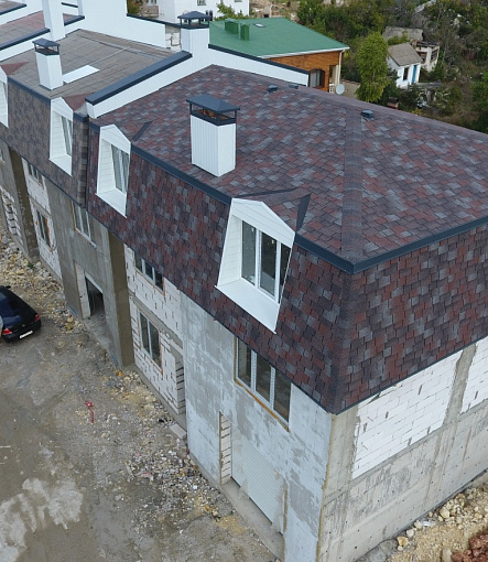 Bitumen Shingles, Series Premium, Collection Sapporo, Color Plum - 3