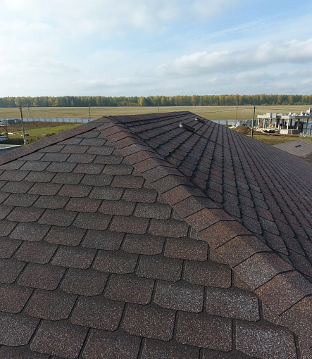 Bitumen Shingles, Series Premium, Collection Geneva, Color Raisins - 70