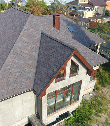 Bitumen Shingles, PREMIUM, ZURICH, Raisin - 5