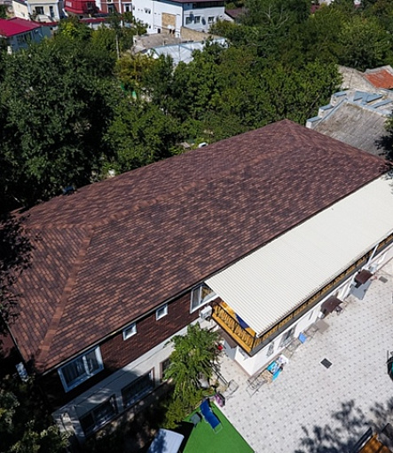 Bitumen Shingles, Series Premium, Collection Geneva, Color Coffee - 1