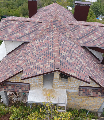 Bitumen Shingles, Series Premium, Collection Genoa, Color Nutmeg - 7