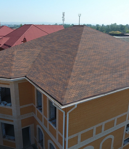 Bitumen Shingles, Series Premium, Collection Geneva, Color Coffee - 6