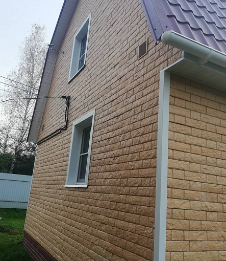 Siding, Series Lux, Type Stone, Color Pecan - 7