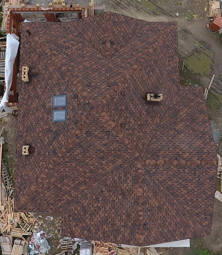 Bitumen Shingles, PREMIUM, GRANADA, Coffee - 2