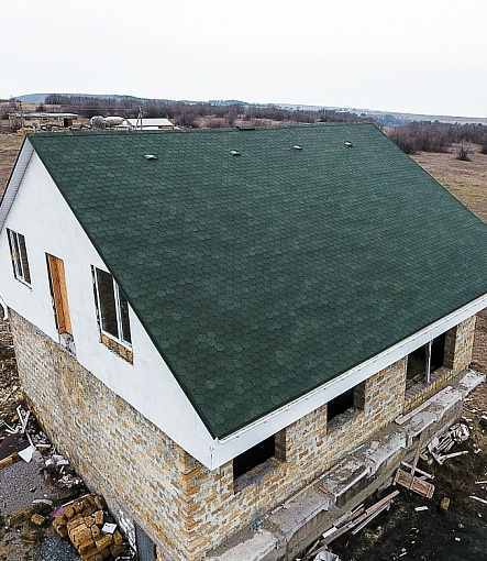 Bitumen Shingles, STANDARD, ARMOR, Green - 2