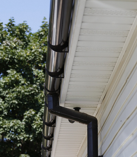 Rain gutters, Series Premium, Color Chocolate<br>RAL 8019 - 8