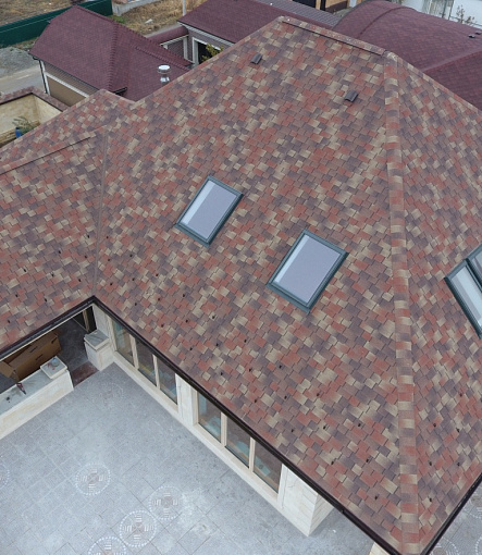 Bitumen Shingles, Series Premium, Collection Sapporo, Color Nutmeg - 15