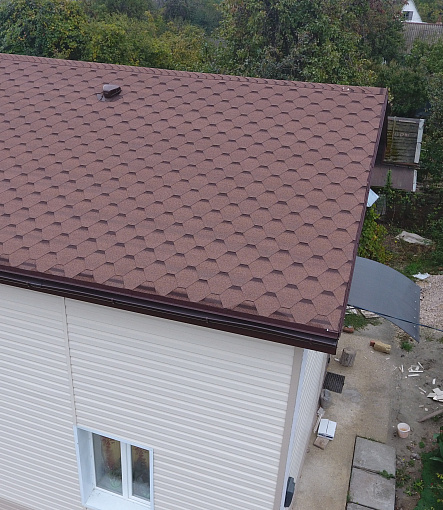 Bitumen Shingles, STANDARD, HONEYCOMB, Red - 4