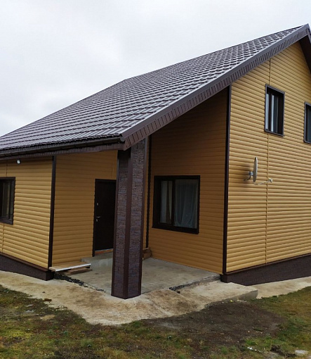 Siding, Series Premium, Type BLOCKHOUSE, Color Caramel - 3