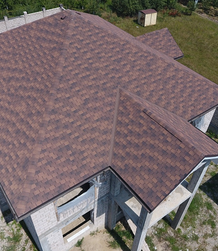 Bitumen Shingles, Series Premium, Collection Zurich, Color Coffee - 26