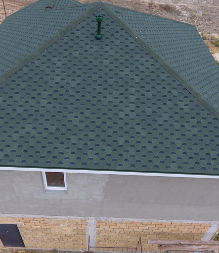 Bitumen Shingles, Series Europa, Collection Karat, Color Green - 5