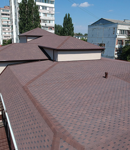 Bitumen Shingles, Series Standard, Collection Honeycomb, Color Brown - 20