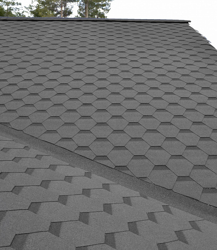 Bitumen Shingles, Series Standard, Collection Honeycomb, Color Grey - 1