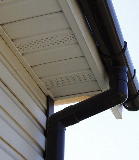 Rain gutters, Series Premium, Color Chocolate<br>RAL 8019 - 11