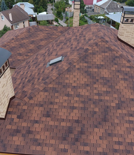 Bitumen Shingles, Series Premium, Collection Zurich, Color Coffee - 6