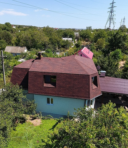 Bitumen Shingles, STANDARD, CROWN, Red - 3