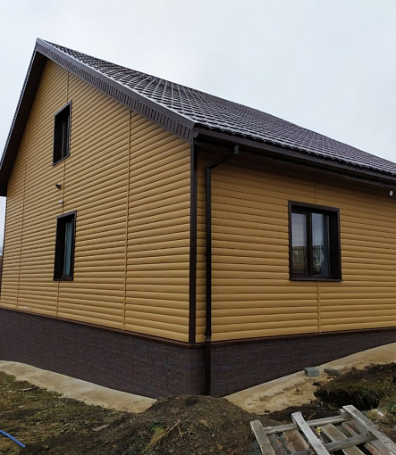 Siding, Series Premium, Type BLOCKHOUSE, Color Caramel - 1