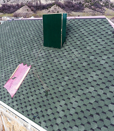 Bitumen Shingles, STANDARD, HONEYCOMB, Green - 4