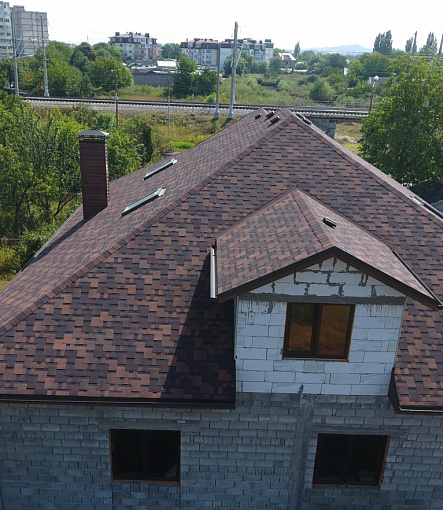 Bitumen Shingles, Series Premium, Collection Genoa, Color Cocoa - 3