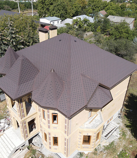 Bitumen Shingles, PREMIUM, SHEFFIELD, Chestnut - 1