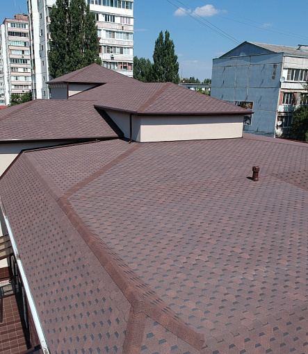 Bitumen Shingles, Series Standard, Collection Honeycomb, Color Brown - 21