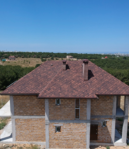 Bitumen Shingles, Series Premium, Collection Genoa, Color Coffee - 17