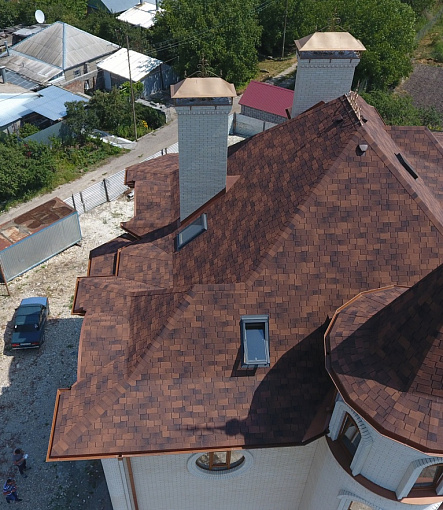 Bitumen Shingles, Series Premium, Collection Sapporo, Color Coffee - 3