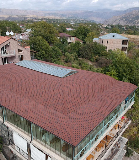 Bitumen Shingles, STANDARD, HONEYCOMB, Red - 1