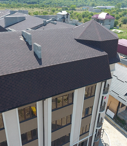 Bitumen Shingles, EUROPA, KARAT, Brown - 9