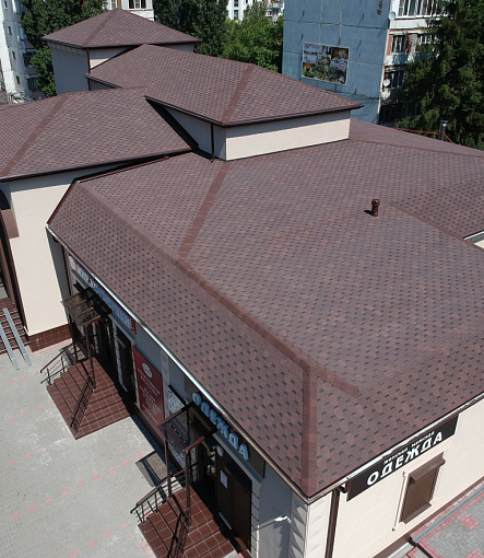 Bitumen Shingles, Series Standard, Collection Honeycomb, Color Brown - 2