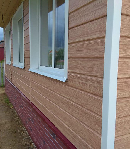 Siding, Series Lux, Type WOODEN BEAM, Color Rowan - 1