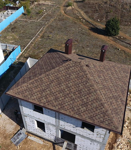 Bitumen Shingles, PREMIUM, GENOA, Truffle - 1