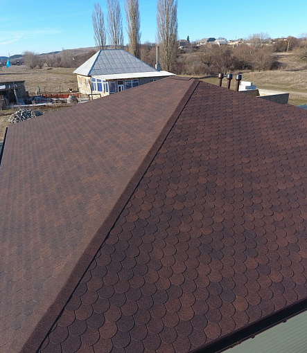 Bitumen Shingles, Series Standard, Collection Armor, Color Brown - 27