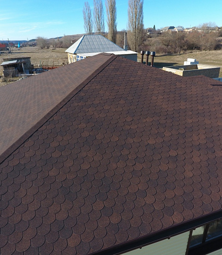 Bitumen Shingles, Series Standard, Collection Armor, Color Brown - 28