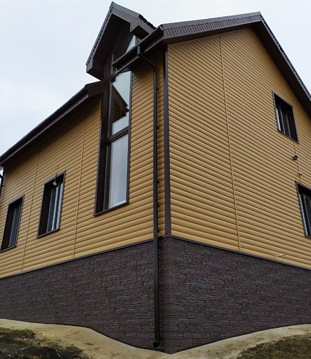 Siding, Series Premium, Type BLOCKHOUSE, Color Caramel - 2