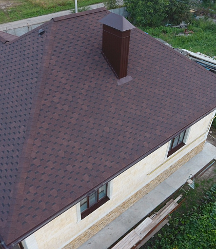 Bitumen Shingles, Series Standard, Collection Honeycomb, Color Brown - 7