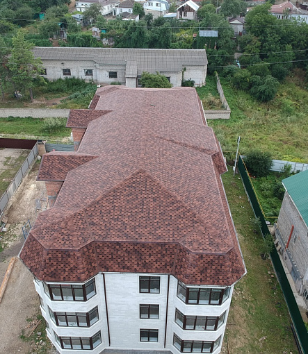 Bitumen Shingles, Series Premium, Collection Sheffield, Color Coffee - 14