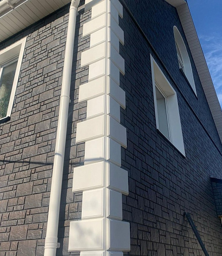 Facade panels, Series Premium, Collection Burg, Color Dark - 1