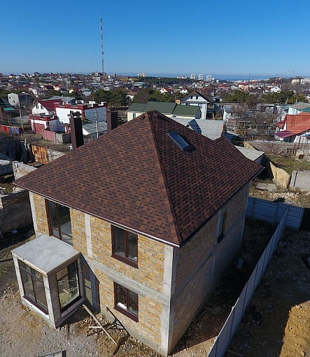 Bitumen Shingles, PREMIUM, GRANADA, Coffee - 2
