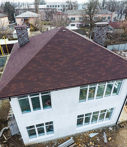 Bitumen Shingles, STANDARD, CROWN, Brown - 1