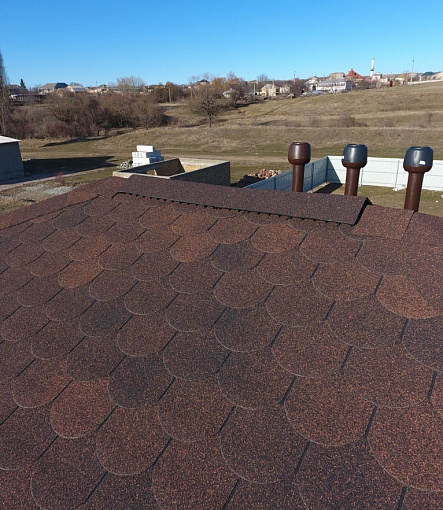 Bitumen Shingles, Series Standard, Collection Armor, Color Brown - 41