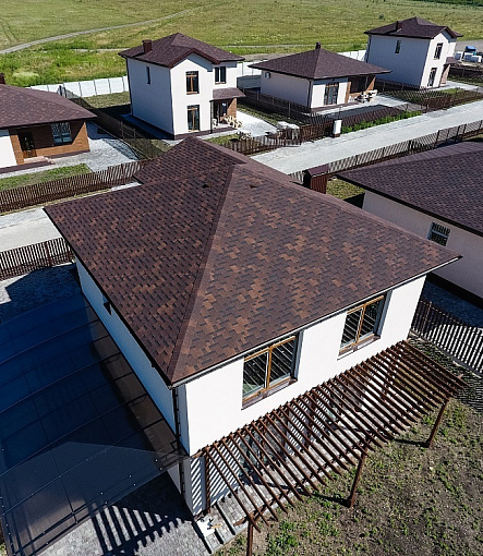 Bitumen Shingles, STANDARD, TETRIS, Brown - 1