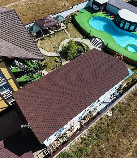 Bitumen Shingles, STANDARD, HONEYCOMB, Red - 1