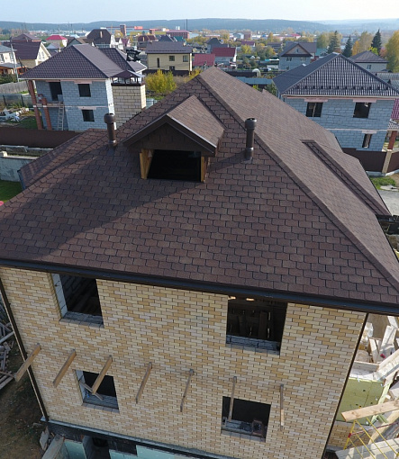 Bitumen Shingles, Series Premium, Collection Zurich, Color Peanut - 34