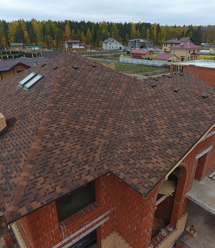 Bitumen Shingles, PREMIUM, GRANADA, Coffee - 1