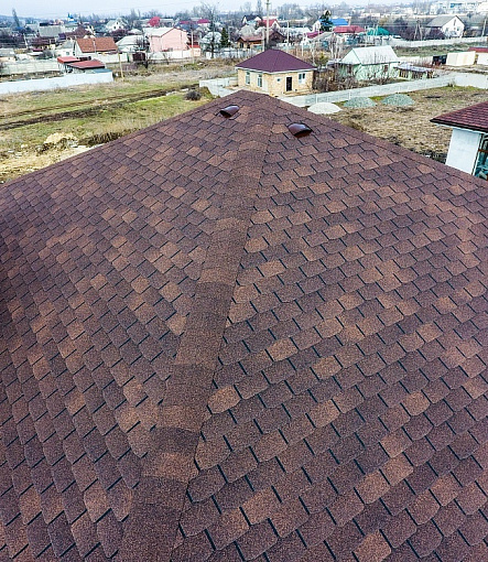 Bitumen Shingles, STANDARD, CROWN, Brown - 4