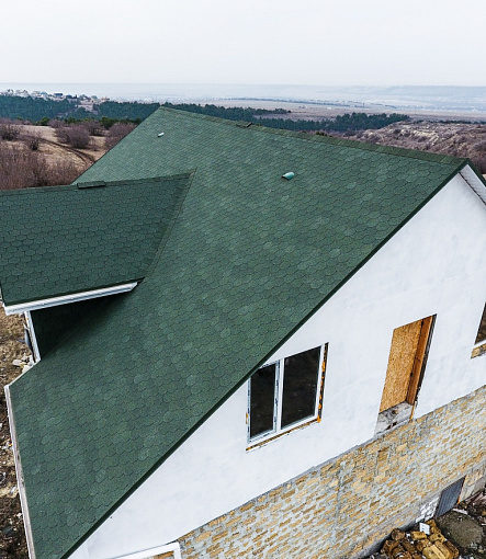 Bitumen Shingles, Series Standard, Collection Armor, Color Green - 6