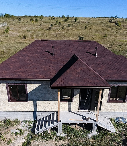 Bitumen Shingles, STANDARD, CROWN, Brown - 7