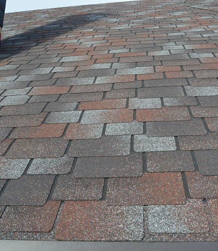 Bitumen Shingles, Series Premium, Collection Sapporo, Color Plum - 4