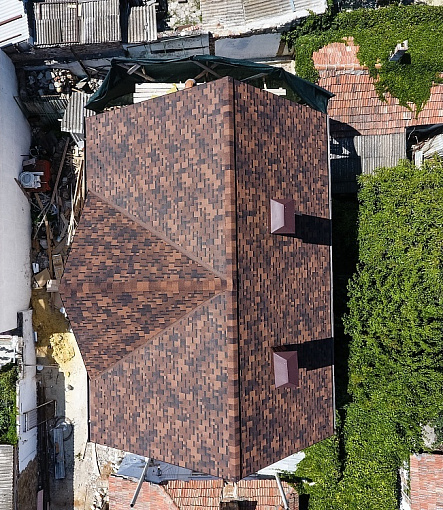 Bitumen Shingles, PREMIUM, GRANADA, Coffee - 6